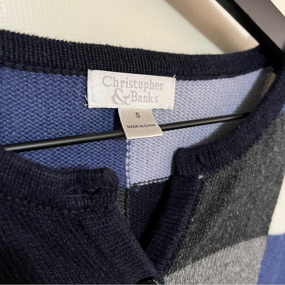 Vintage Checkered Cardigan S - Picture 4 of 8